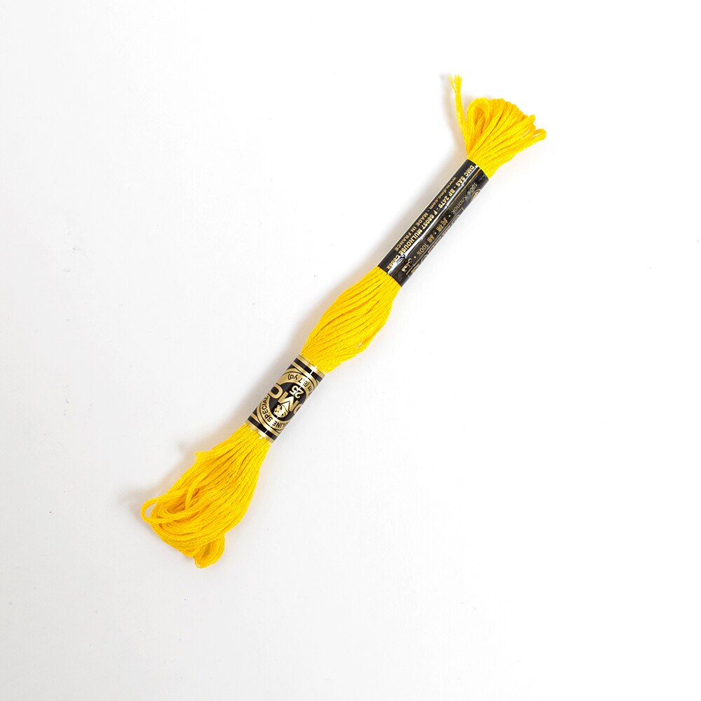 Sewing Supplies, Art & School, DMC, 6 strand, Embroidery floss, 50171, Lemon